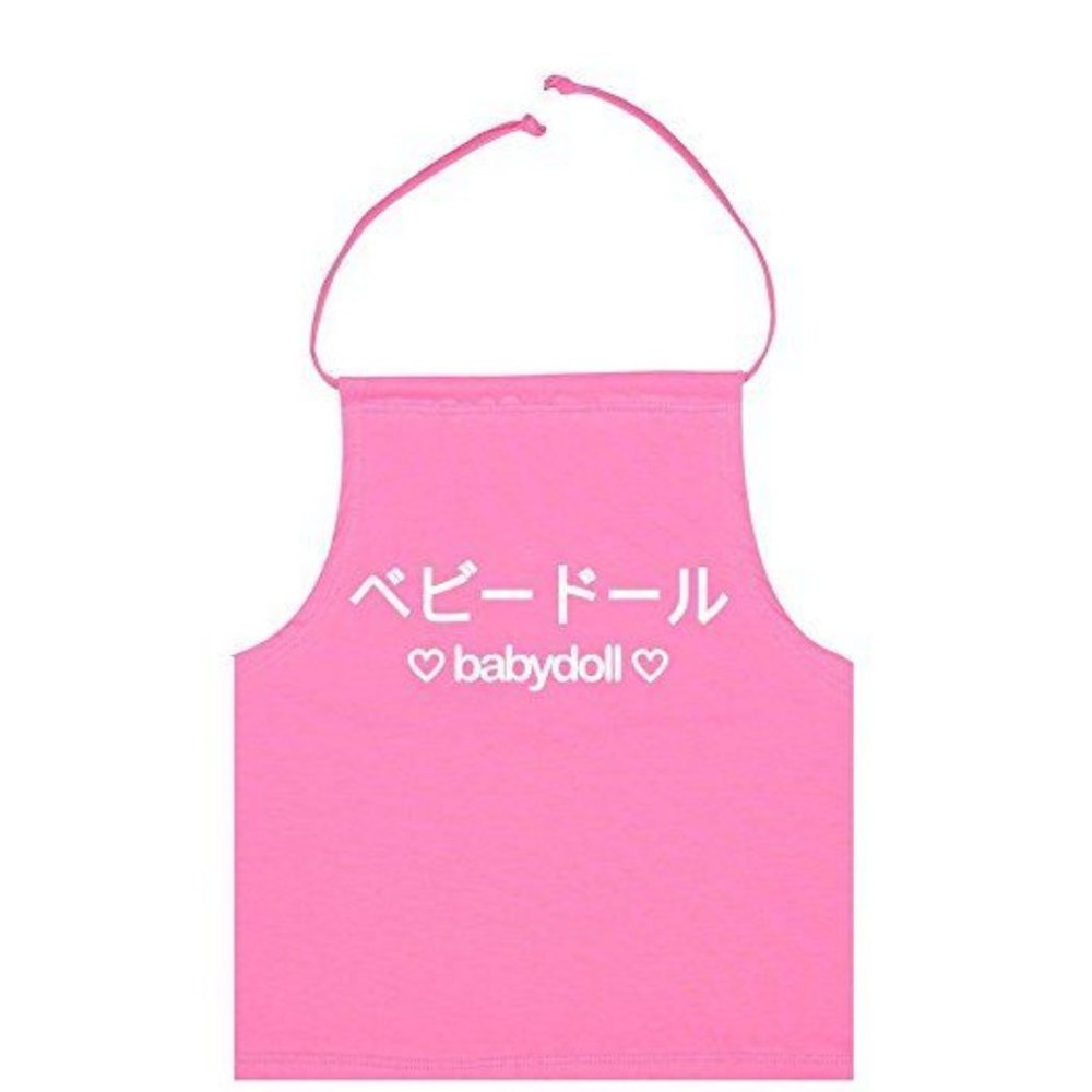 Minga London Babydoll Japanese Halter Top.